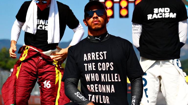 FIA moves to rule out repeat of Hamilton’s Breonna Taylor T-shirt