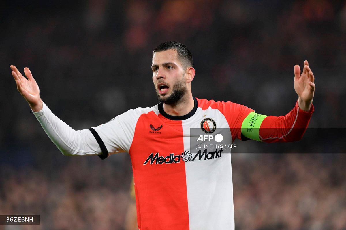 Feyenoord's Slovakian defender David Hancko. - JOHN THYS / AFP