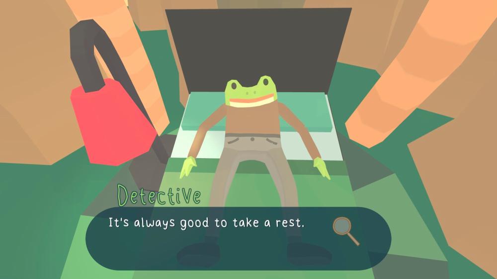 Solving a case and having a lie down don’t have to be mutually exclusive in ‘The Haunted Island, A Frog Detective Game.’ — AFP Relaxnews