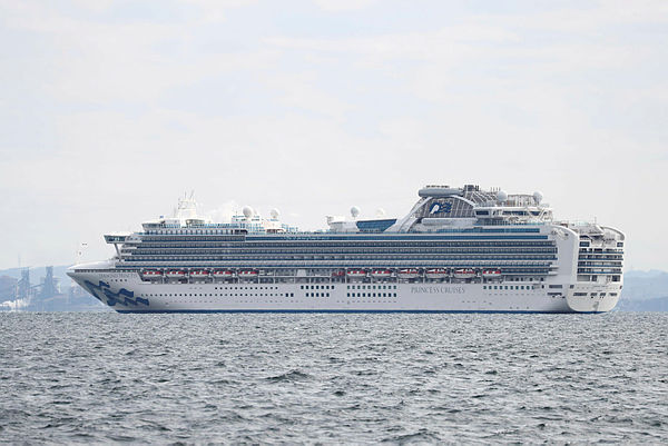The Diamond Princess cruise ship with over 3,000 people sits anchored in quarantine off the port of Yokohama on Feb 4 — AFP