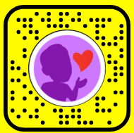 $!Heart Kisses Lens. Scan the SnapCode to use the Lens.