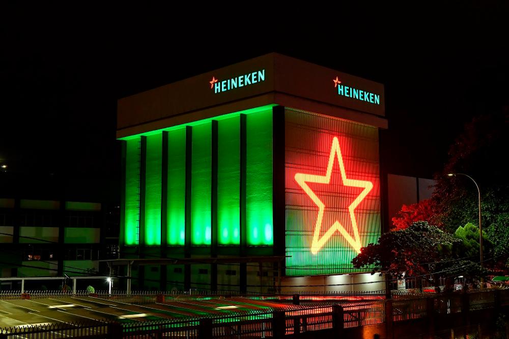 A view of Heineken Malaysia’s iconic Sungei Way Brewery.