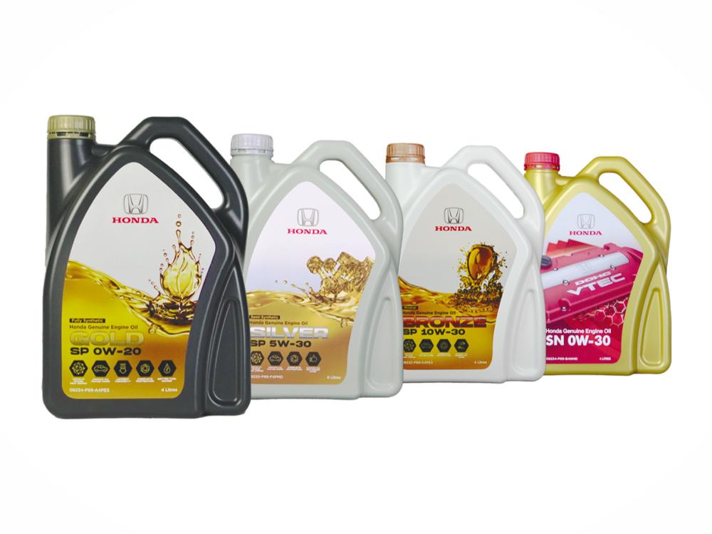 New engine oil grade for Honda cars