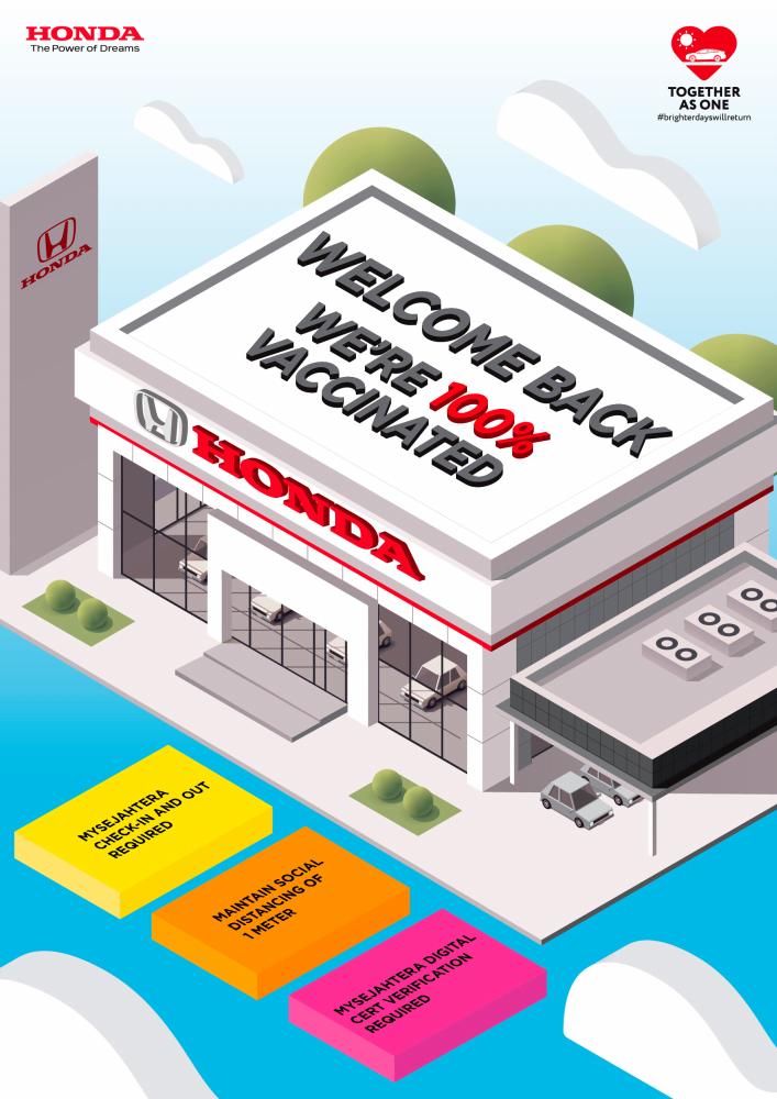 ‘I’m Vaccinated’ campaign at Honda dealerships