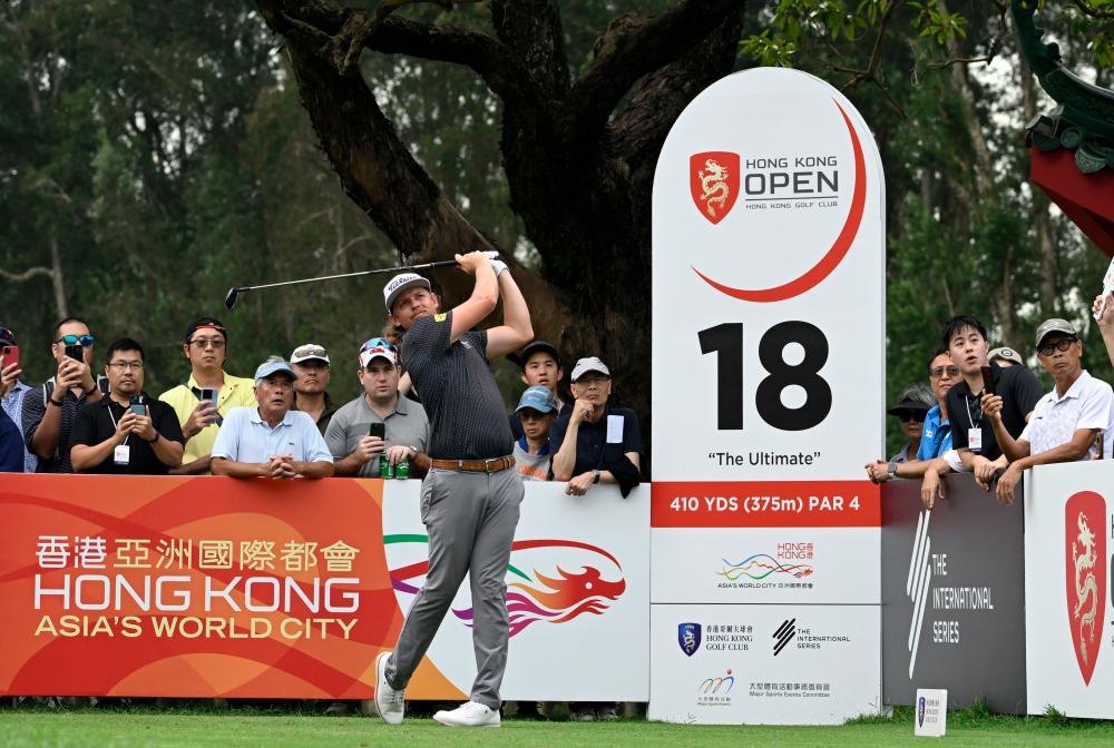 Australia’s Cameron Smith in action during round one of the Hong Kong Open at the Hong Kong Golf Club. – Asian Tour