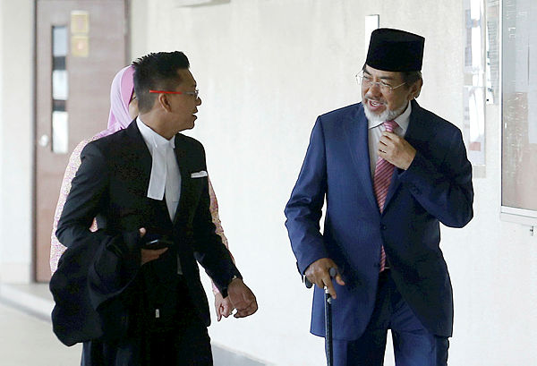 Former Sabah chief minister Tan Sri Musa Aman at the Kuala Lumpur Court Complex. — BBXpress
