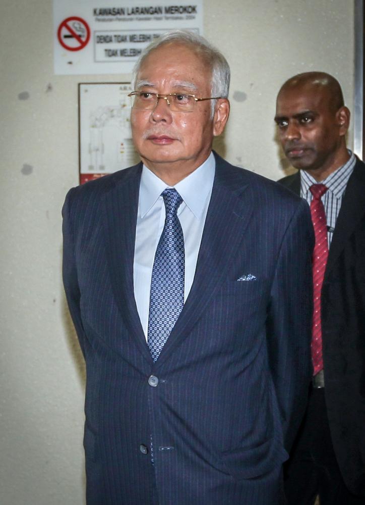 Former prime minister Datuk Seri Najib Abdul Razak