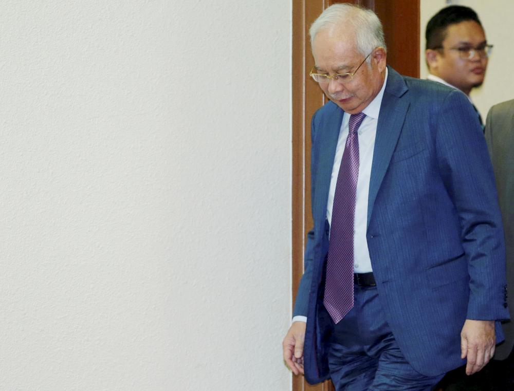 Former Prime Minister Datuk Seri Najib Abdul Razak