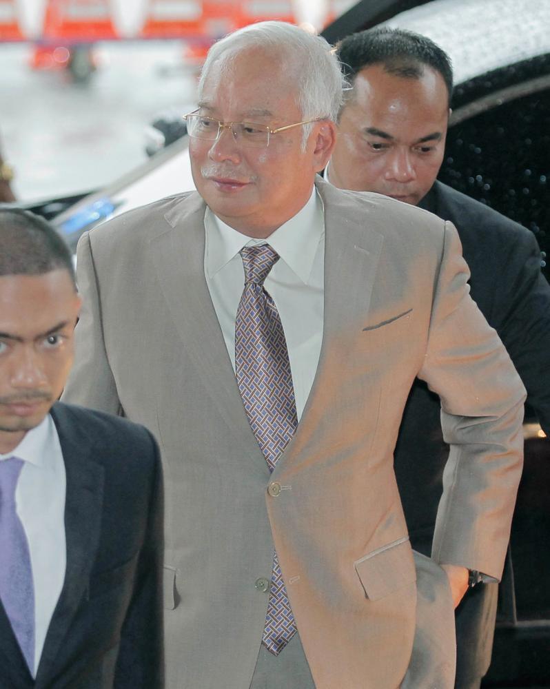 Former prime minister Datuk Seri Najib Abdul Razak. — BBX