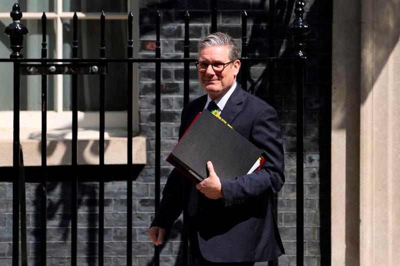 British Prime Minister Keir Starmer leaves 10 Downing Street in London - REUTERSpix