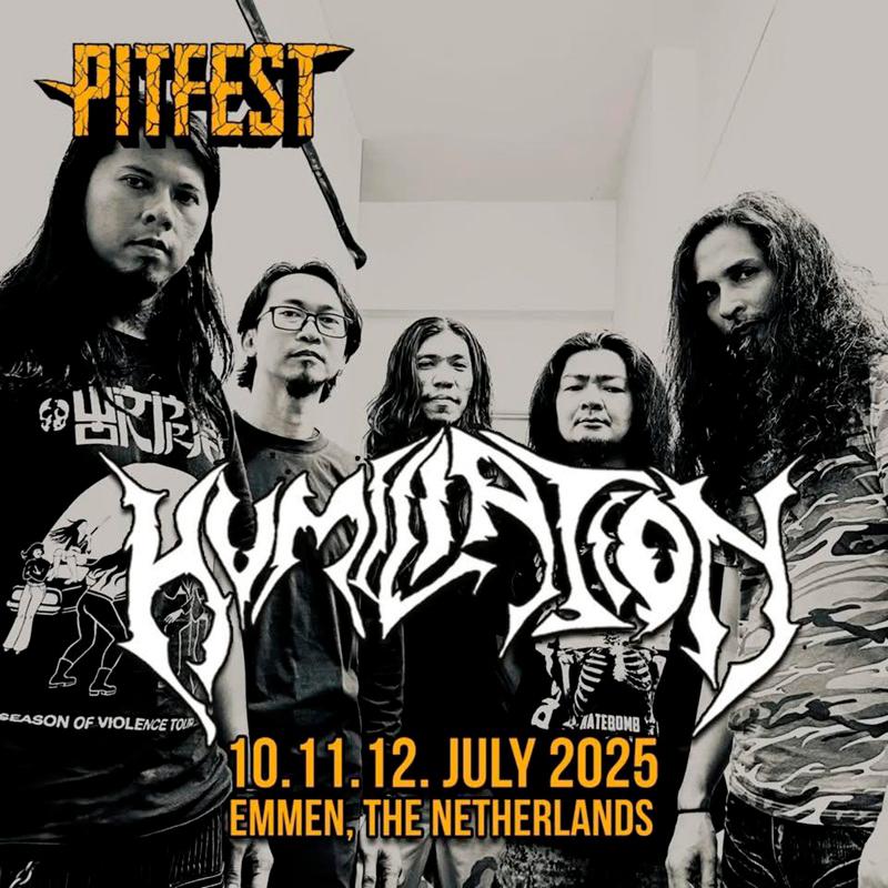 Humiliation is set to play festivals in Germany and the Netherlands in July. – PIC FROM FACEBOOK @HUMILIATION