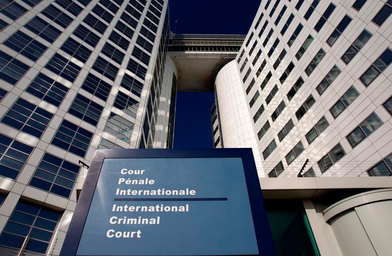 FILE PHOTO: The entrance of the International Criminal Court (ICC) is seen in The Hague March 3, 2011. REUTERSpix