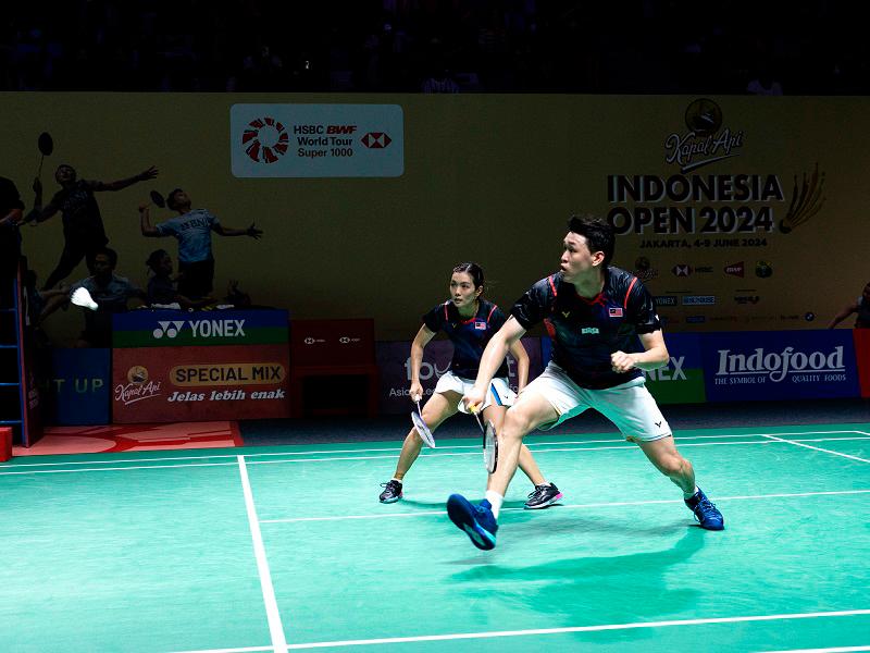 Malaysian professional mixed doubles pair, Tan Kian Meng-Lai Pei Jing. - BERNAMApix