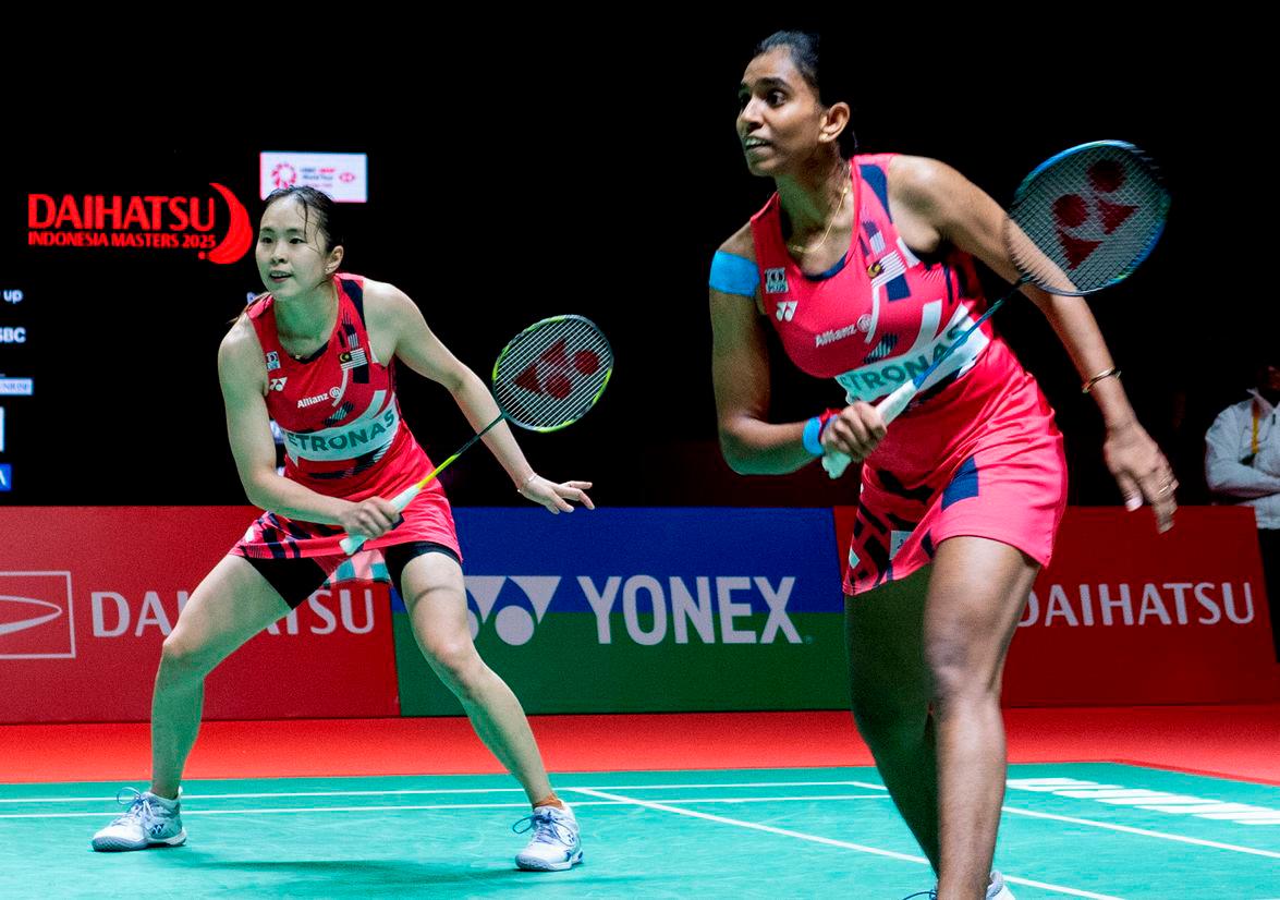 National women’s doubles pair, Pearly Tan-M. Thinaah - BERNAMApix