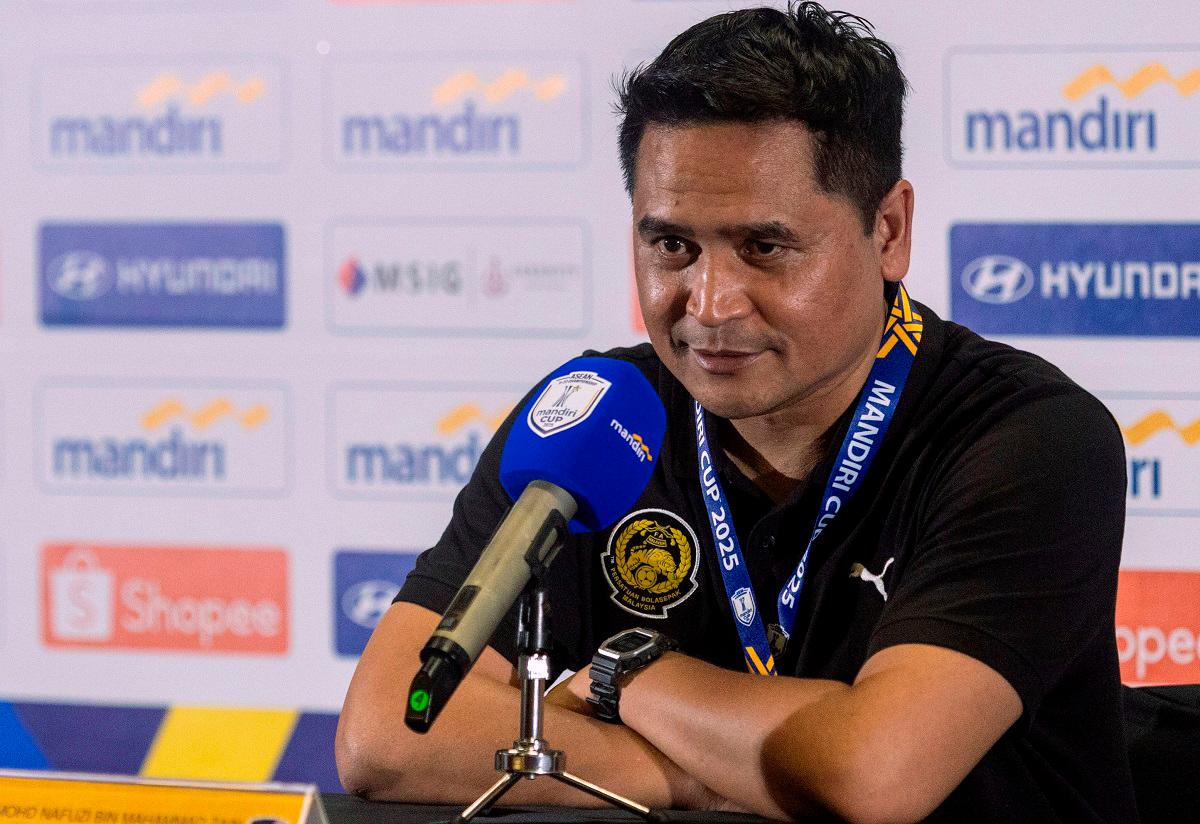 Malaysia U-23 coach Nafuzi Zain. - BERNAMApix
