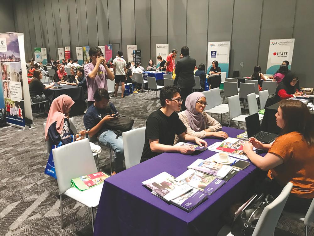 Participants from almost a hundred overseas universities will be at the exhibition.