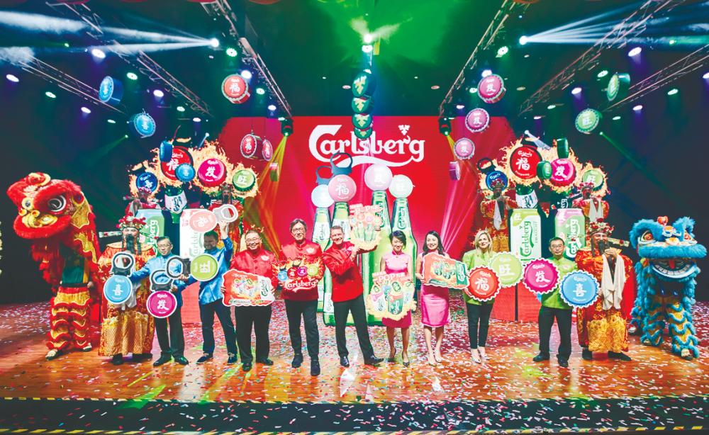Carlsberg Malaysia top brass introducing the 2019 campaign.