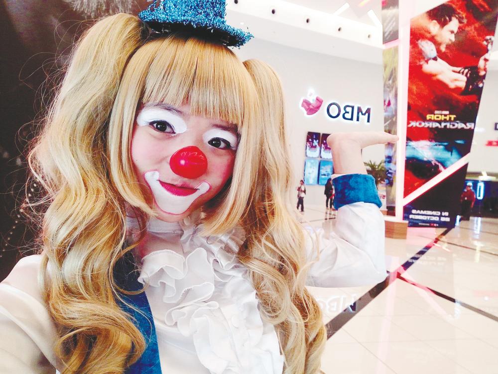 Lee is known as the cute clown. – Courtesy of Albee Lee $!Lee is known as the cute clown. – Courtesy of Albee Lee