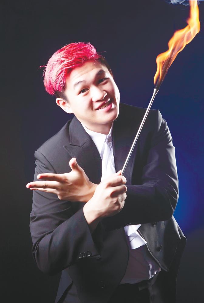 Siew ... started off as a magician. – Courtesy of Ervinn Siew