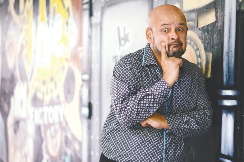 Harith Iskander advises young comedians to be true to themselves. -NORMAN HIU/THESUN