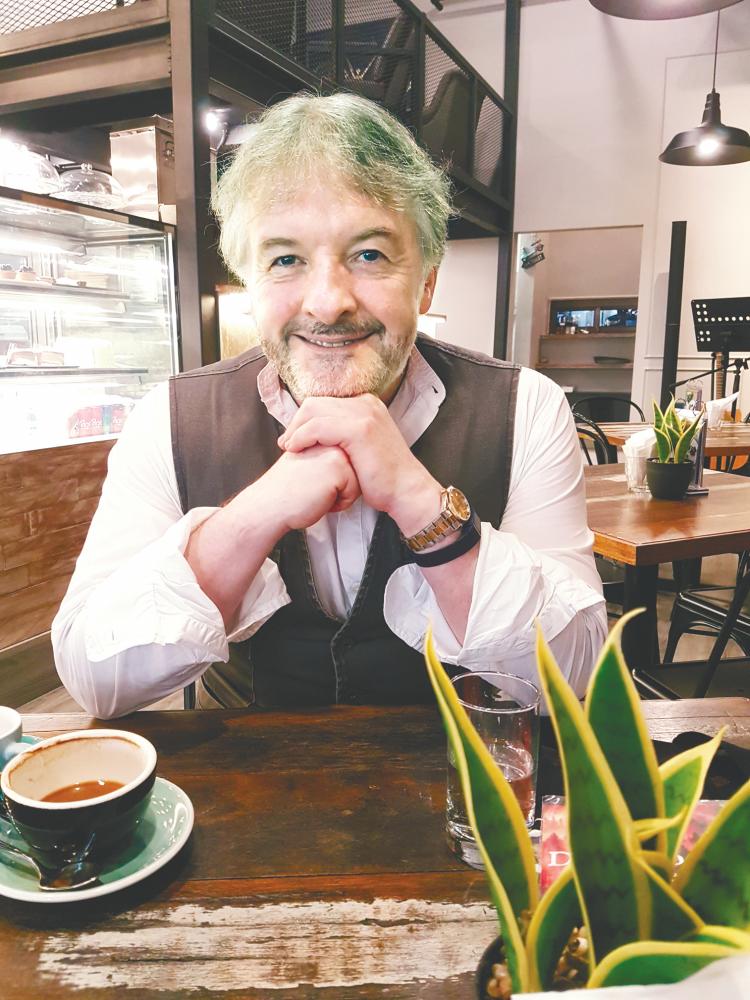 Author John Connolly was in Kuala Lumpur recently for a series of interviews on his latest book, A Book of Bones – S. INDRA SATHIABALAN