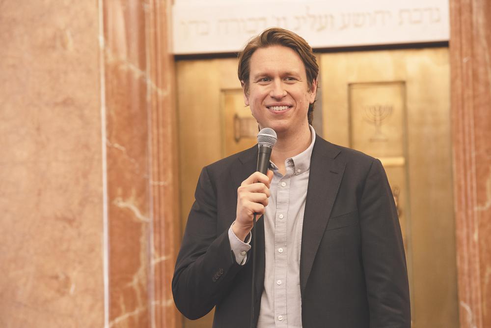 Pete Holmes has found his niche in life, helming and starring in his own comedy series, Crashing, currently in its third season.