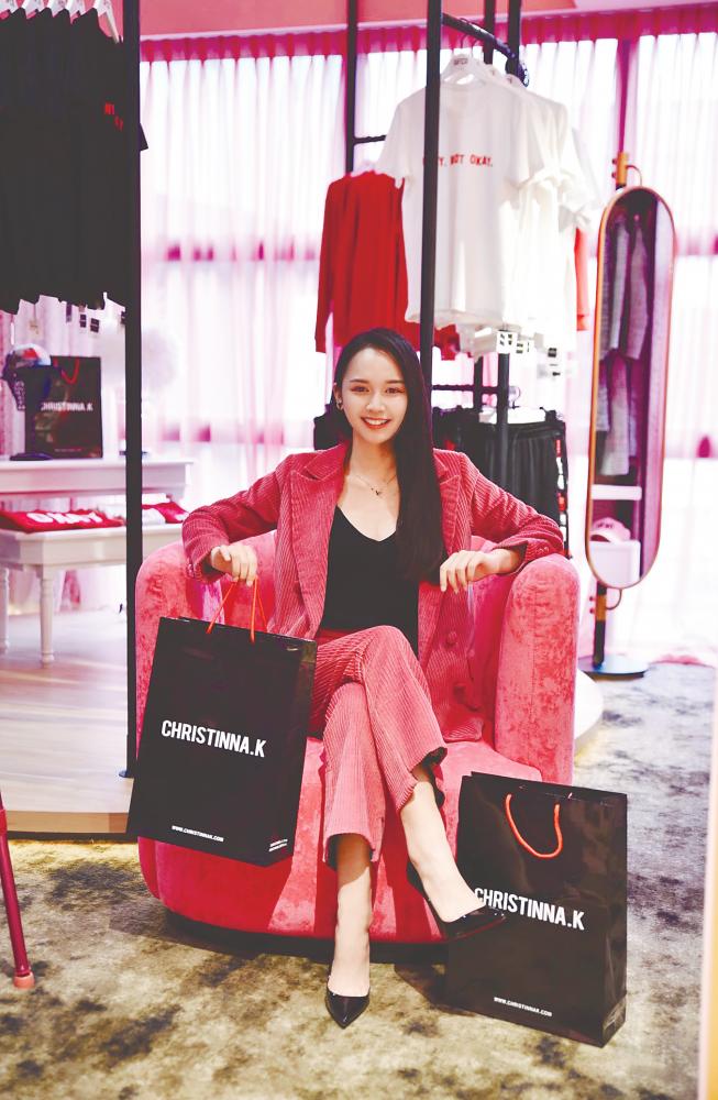 Kuan founded her own fashion label Christinna.K in February this year. — Pix courtesy of Christinna Kuan