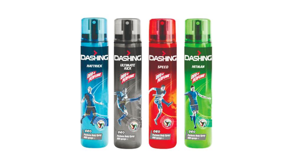 The Dashing Deo + Perfume Body Spray.