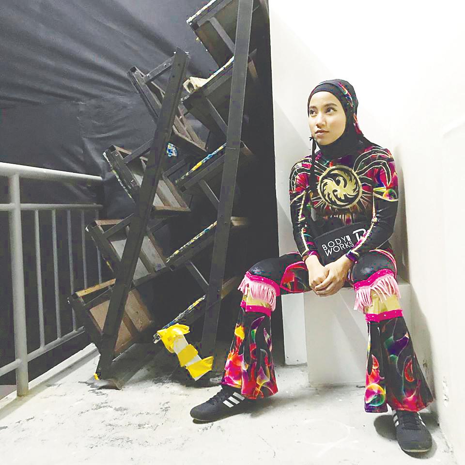 Diana is embarking on a new chapter in her wrestling career by travelling to the UK to train and participate in a Pro-Wrestling EVE event. – PICTURE TAKEN FROM NOR ‘PHOENIX’ DIANA’S INSTAGRAM