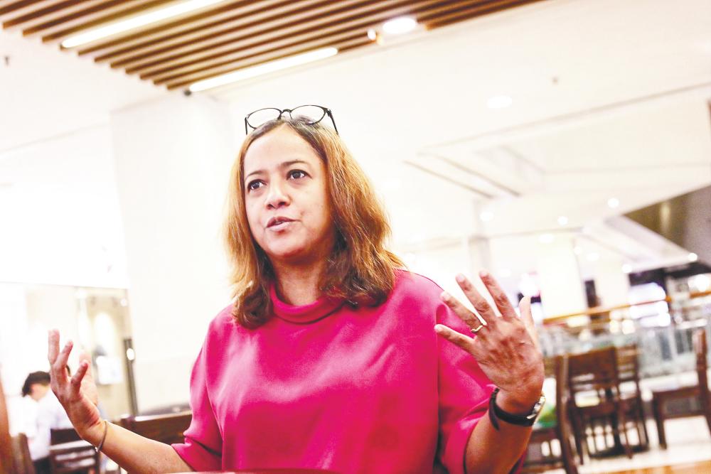 Geetha is already busy working on her second book. – Zahid Izzani/thesun
