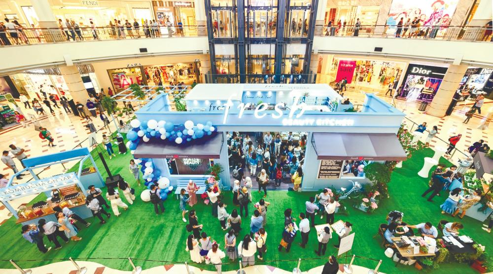 A bird’s eye view of Fresh Beauty Kitchen at Suria KLCC