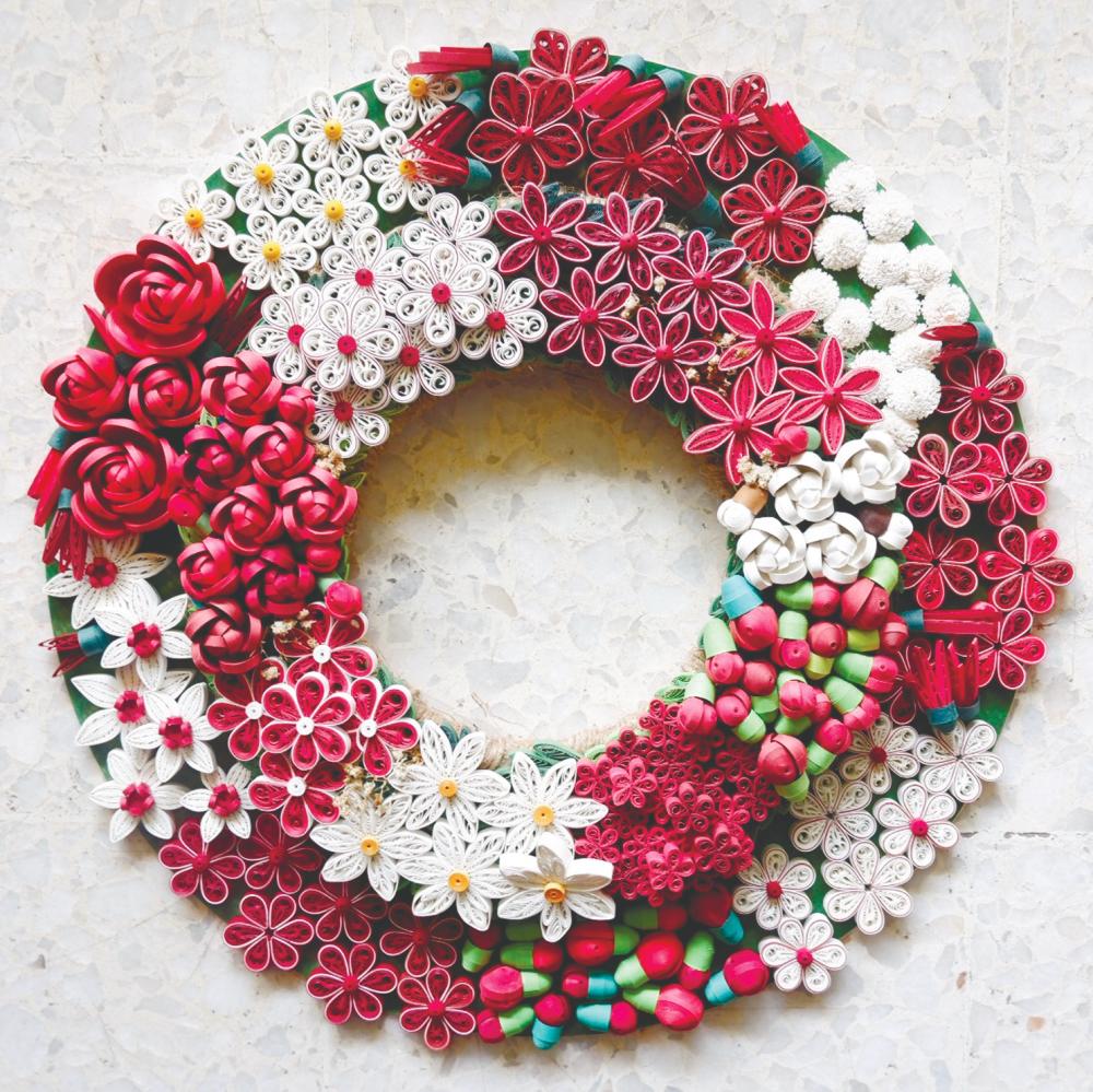 $!A Christmas wreath