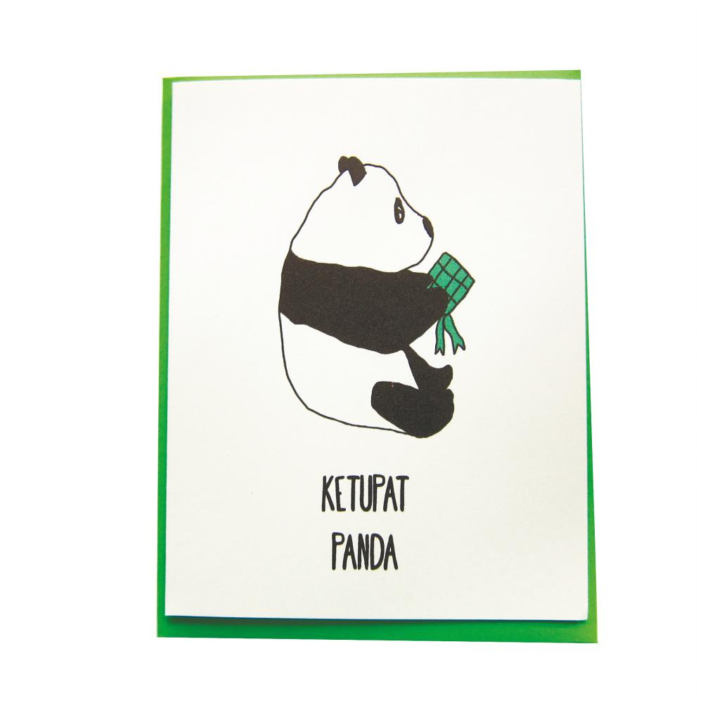 $!Ketupat Panda is a character she created.