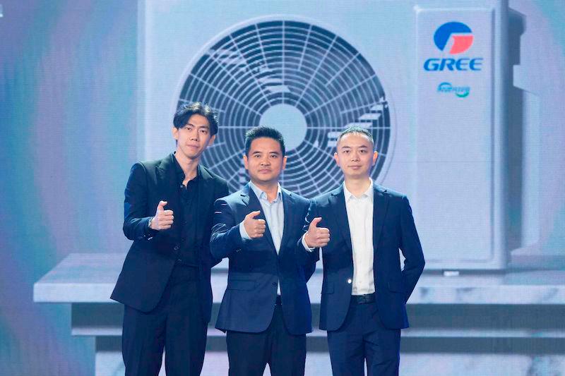 From left to right: Mr Nicky, Vice President of Gree Electric Appliances Indonesia; Mr Jared Yang, President Director of Gree Electric Appliances (Thailand); and Mr Leon Li, General Manager of Gree Airconditioning Singapore. $!From left to right: Mr Nicky, Vice President of Gree Electric Appliances Indonesia; Mr Jared Yang, President Director of Gree Electric Appliances (Thailand); and Mr Leon Li, General Manager of Gree Airconditioning Singapore.