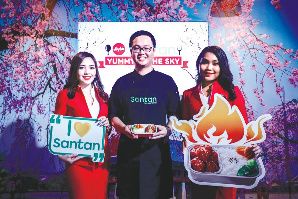 AirAsia Resident Chef Calvin Soo at the launch. – ASHRAF SHAMSUL/THESUN