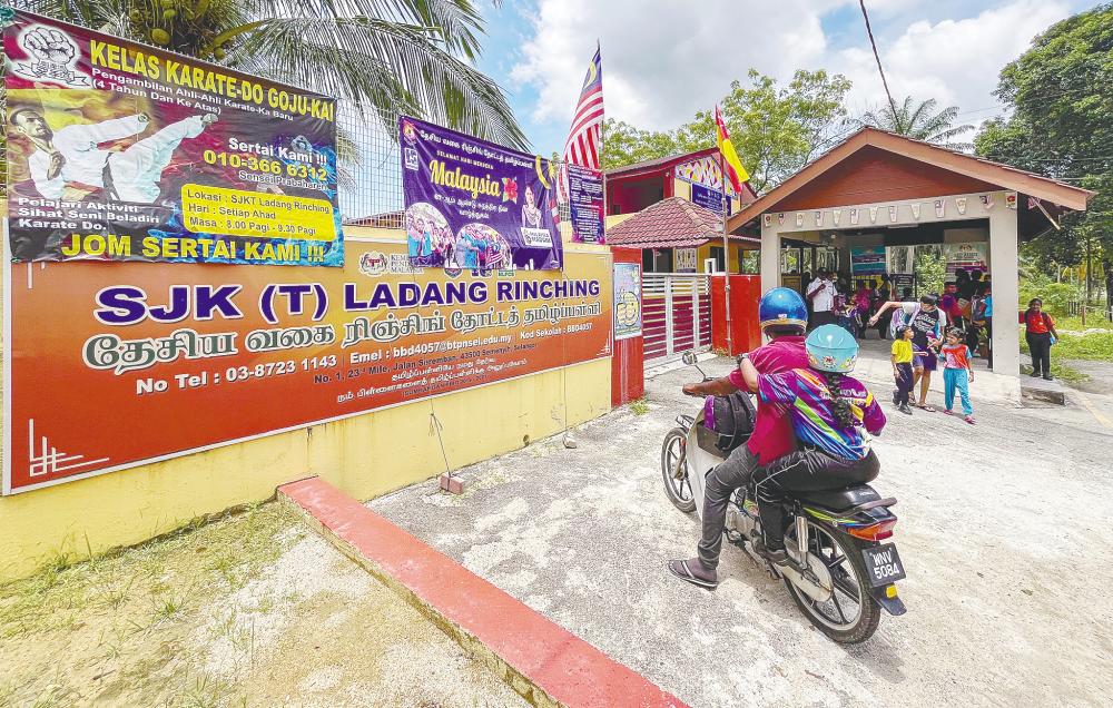 Arun said the lower enrolment in Tamil schools is not due to poor performance or lack of interest from the Indian community. The problem lies in the schools’ locations. – AMIRUL SYAFIQ/theSunpix