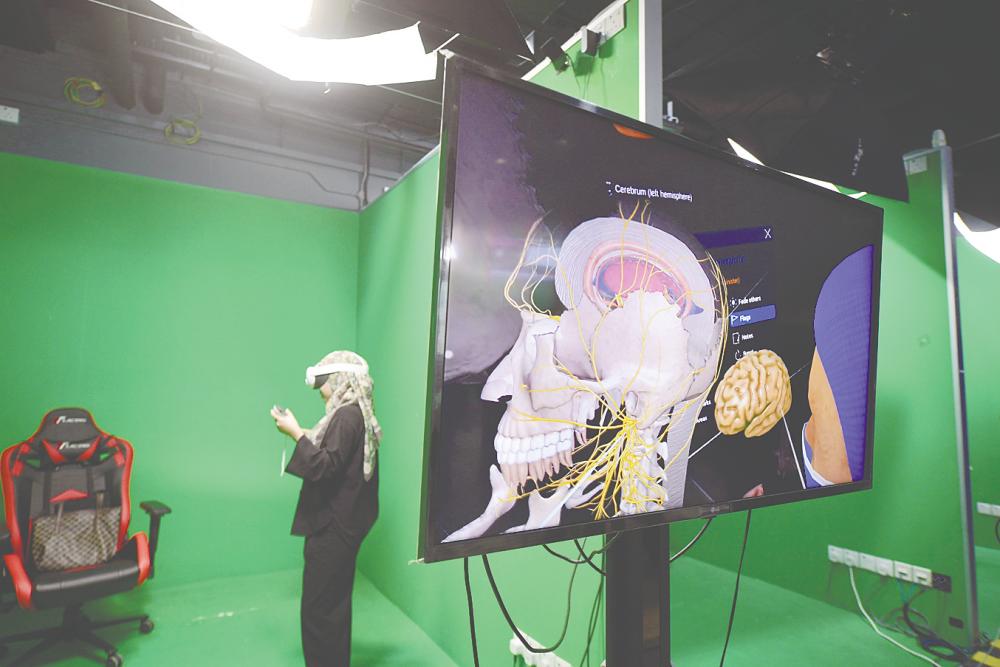 $!Taylor’s Virtual Online Future Technology and Extended Reality (VORTEX XR) Lab enables students to access advanced technology to explore the complexities of the human brain.