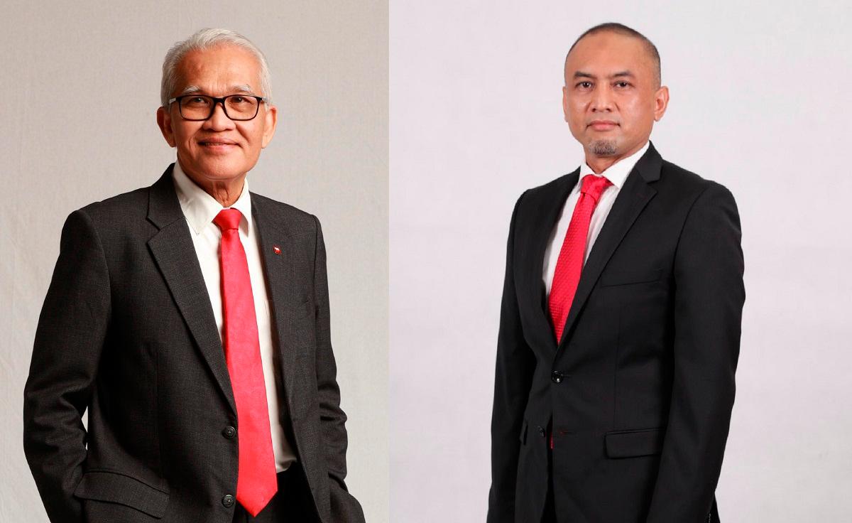 - Tan Sri Mohd Nasir Ahmad (L) and Amir Hamdan.