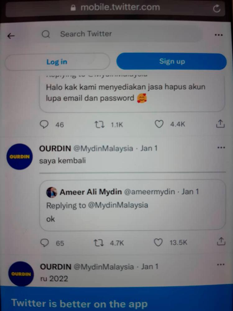 Mydin intern tweets way to a permanent position