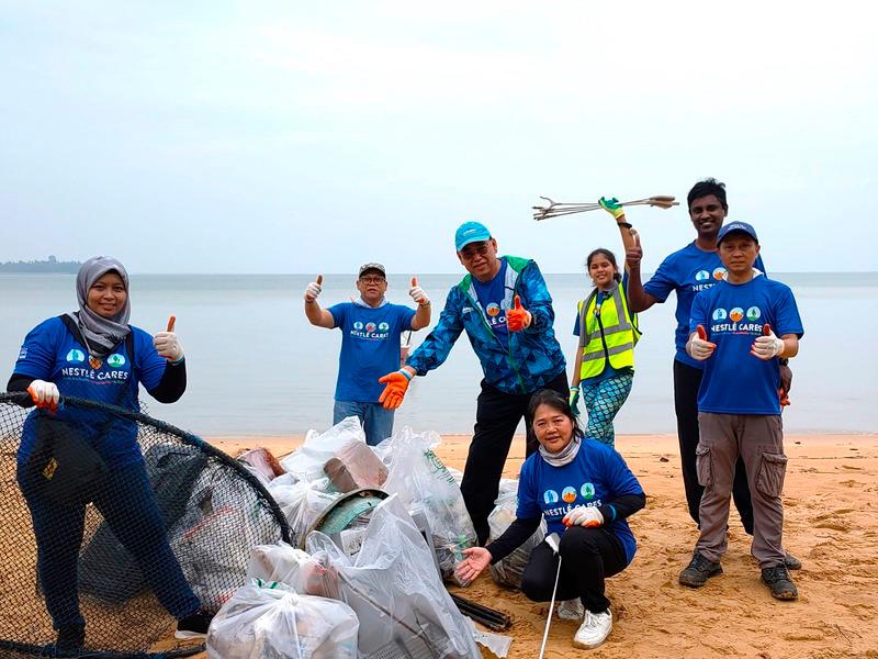 $!Nestlé Cares volunteers making a positive impact on beach cleanliness across six beach locations.
