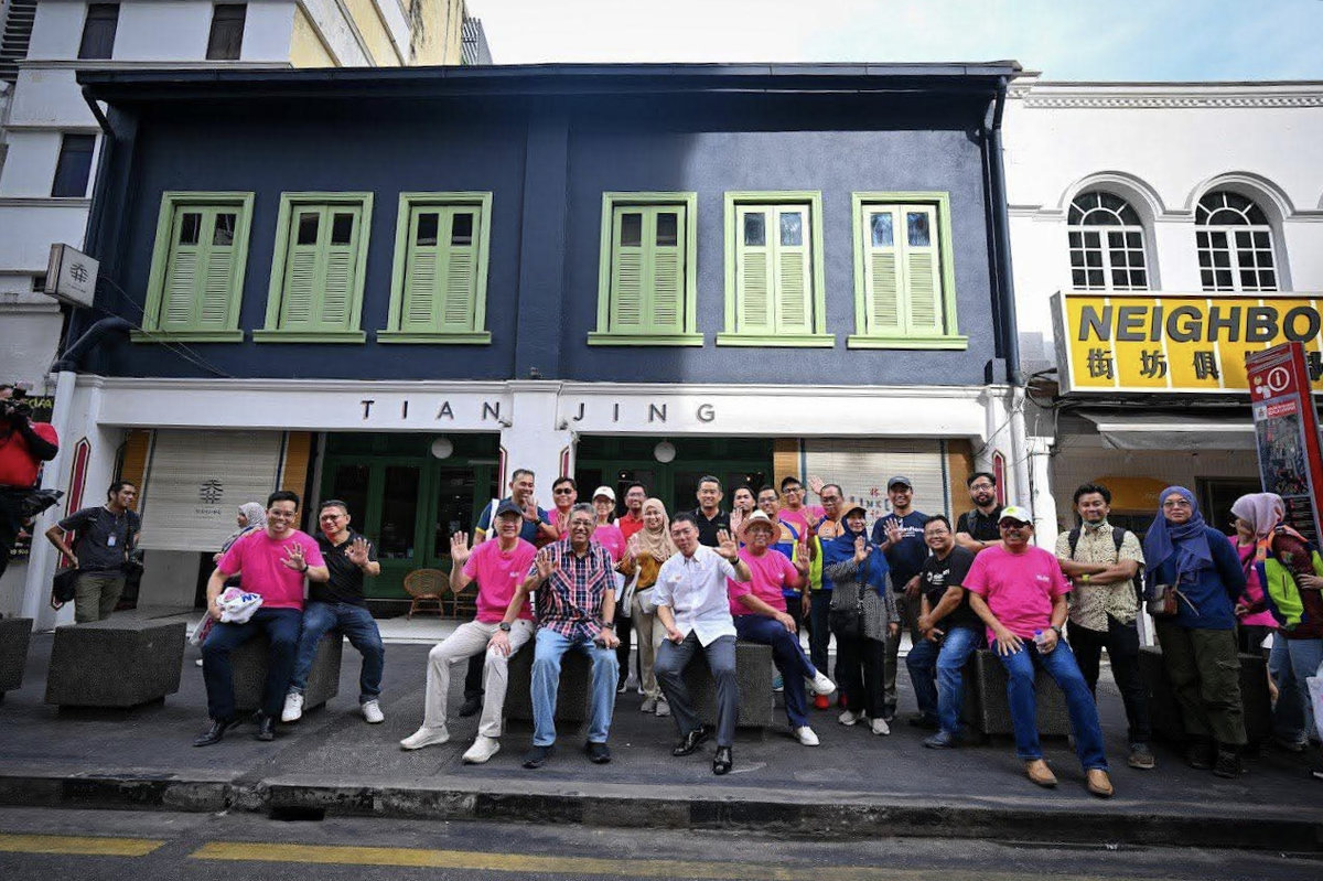 Nga (centre) with participants of the Kuala Lumpur Architecture Week event. – Credit: Nga Kor Ming / Facebook