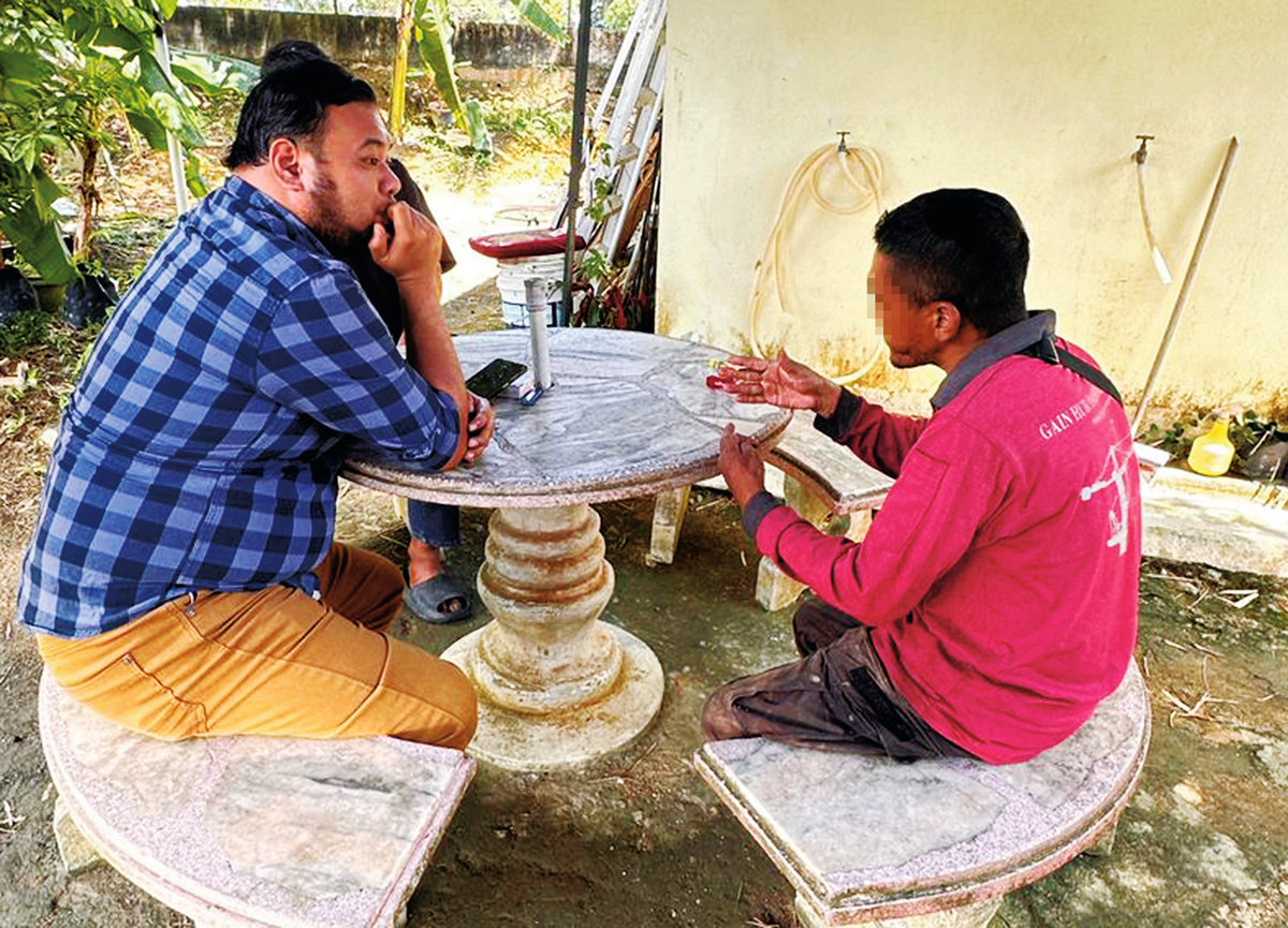 Dabok recounting his experience, saying it made him delirious and unaware of his actions and whereabouts. - theSunpix