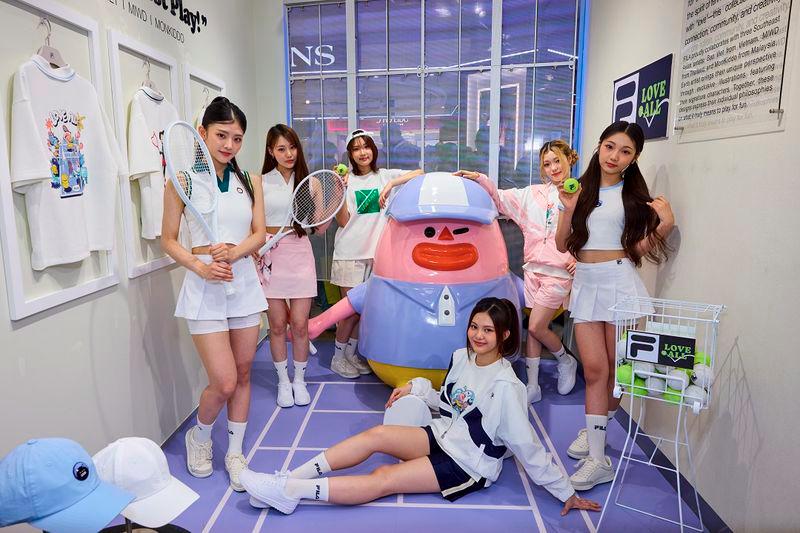 $!KIIRAS express their unique style through the FILA Love:All collection.