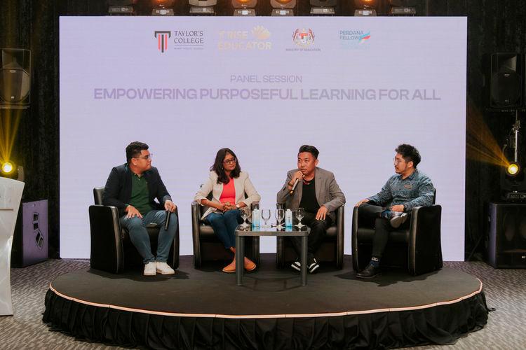 The RISE Educator Conference 2025 featured panellists from Teach For Malaysia, Projek BacaBaca, and an educator at SK Long Sebangang and RISE Educator of the year 2021. $!The RISE Educator Conference 2025 featured panellists from Teach For Malaysia, Projek BacaBaca, and an educator at SK Long Sebangang and RISE Educator of the year 2021.