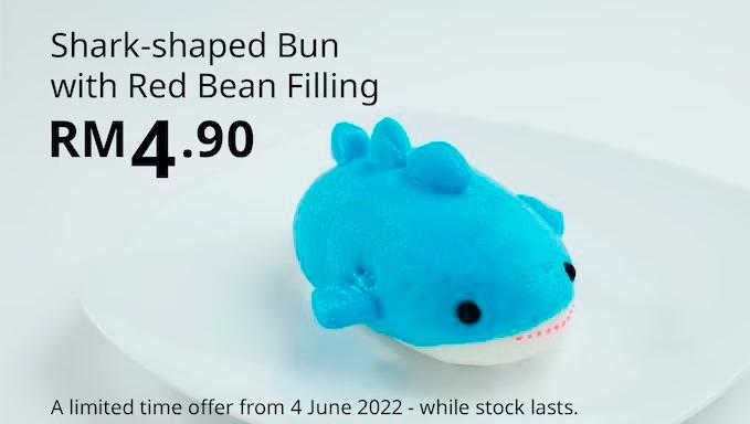 The shark-shaped bun from IKEA. – IKEA Malaysia website