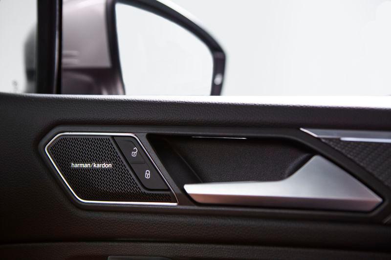 $!The new Volkswagen Tiguan Allspace R-Line 4Motion has Harman Kardon sound system.