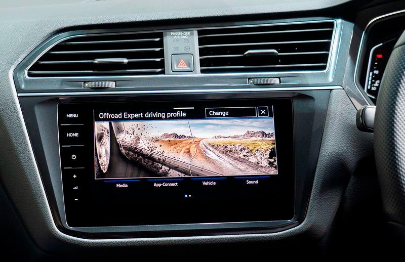 $!One of the features in the new Volkswagen Tiguan Allspace R-Line 4Motion.