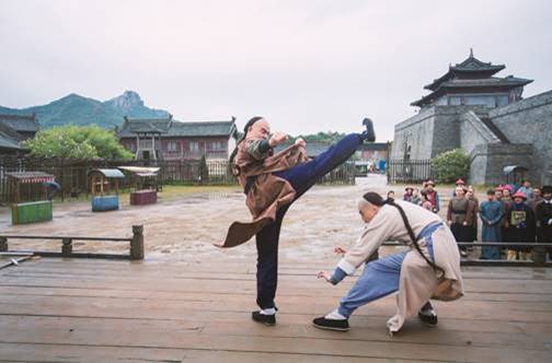 A scene from Master of the Nine Dragon Fist: Wong Ching Ho - HBO ASIA.