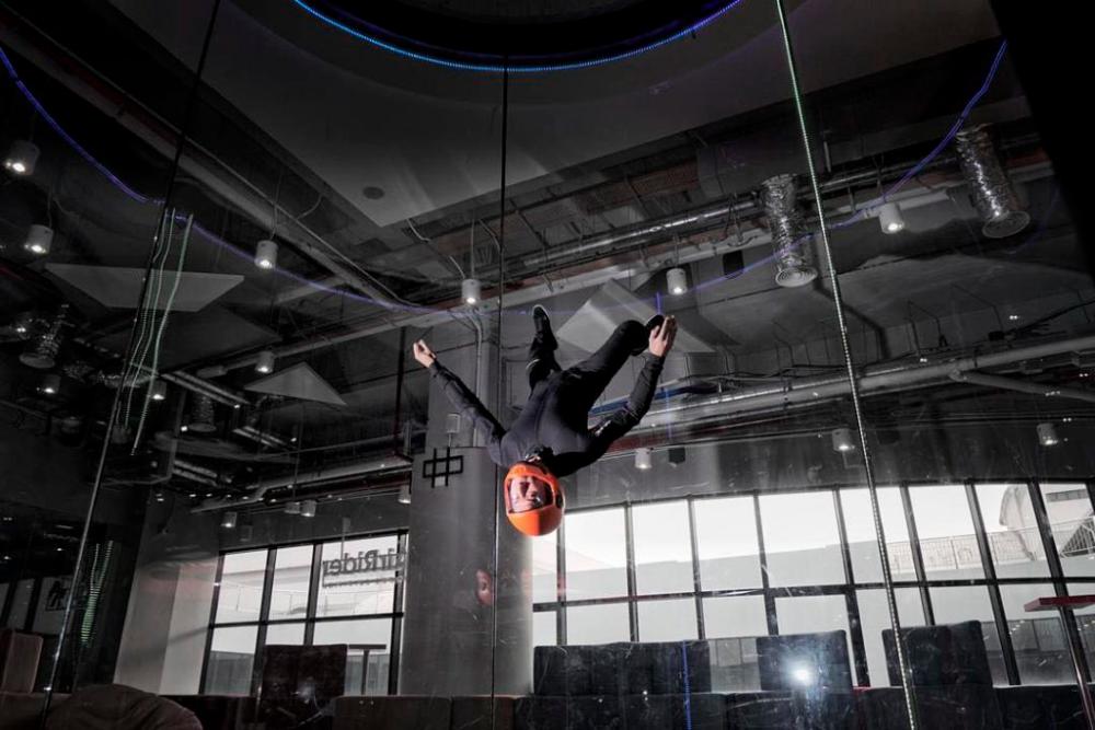 Sky dive in safety. - INSTAGRAM / @AIRRIDERINDOORSJYDIVING $!Sky dive in safety. - INSTAGRAM / @AIRRIDERINDOORSJYDIVING