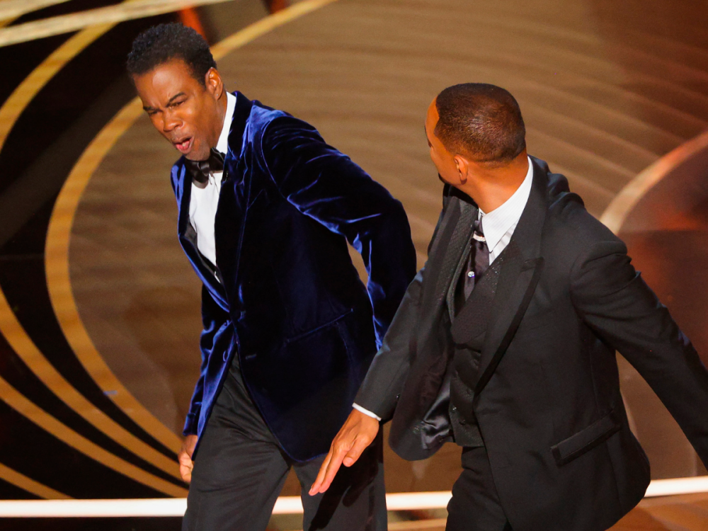 Will Smith struck Chris Rock as he spoke on stage. ‘I was out of line and I was wrong,‘ says Smith. – VANITY FAIR